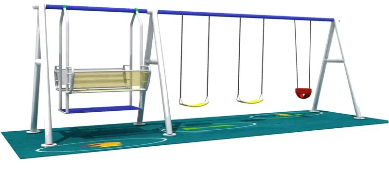 Swing With Three Seater And One Big Chair 1