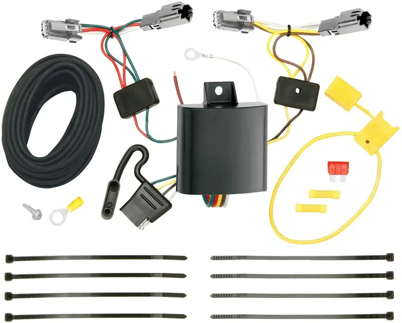 Tekonsha - T-One® T-Connector Harness, 4-Way Flat, W/Circuit Protected Modulite® Hd Module - 118653 1