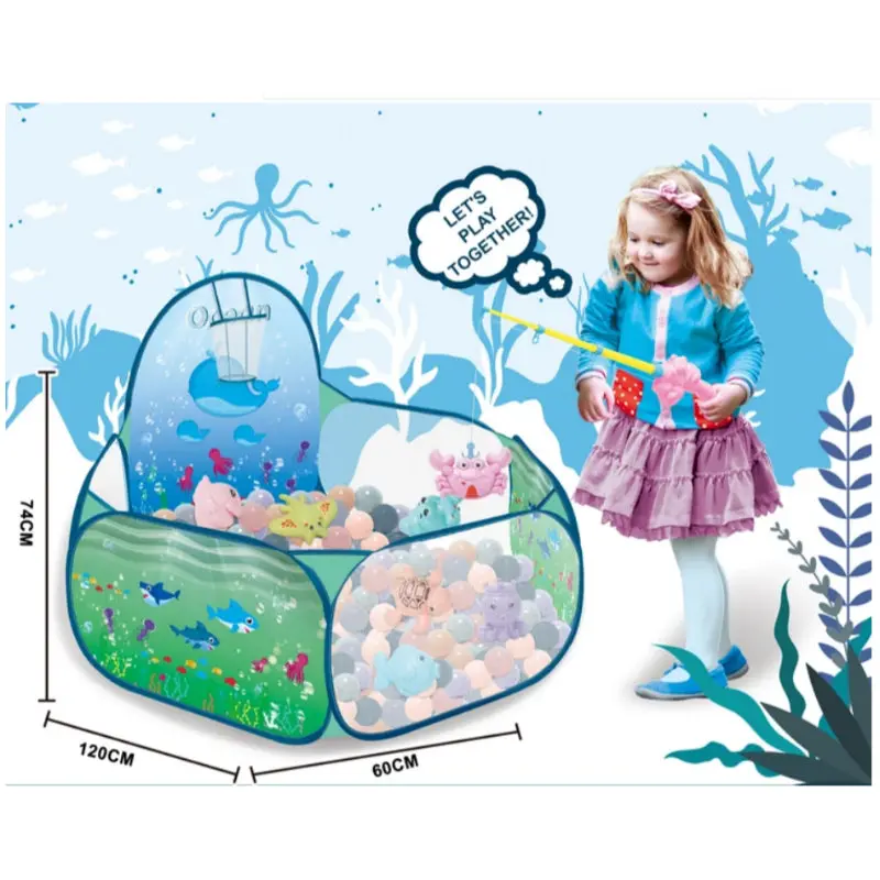 Tent Indoor Toys Toddlers Outdoor Fishing Game Tent Play Tent For Children 1