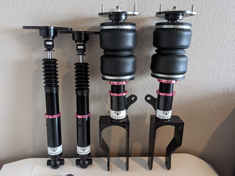 Tesla Model 3 Base Air Bag Kit (Paragon Suspension Air Struts) 1