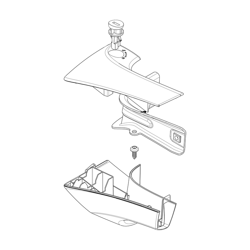 Thule - Corner Left Assembly 823,824 - 1500052519 1