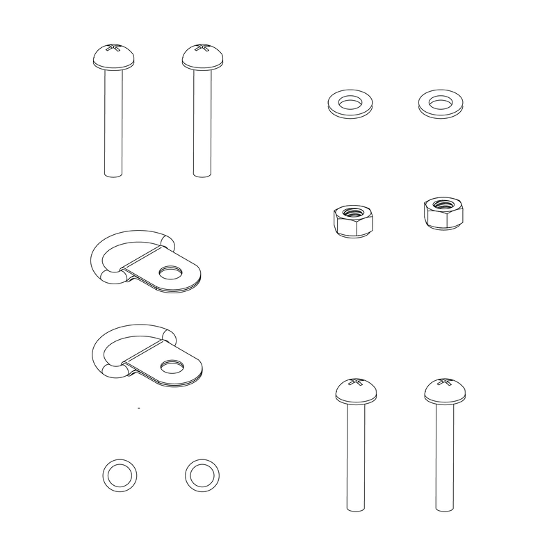 Thule - Hardware Kit - Thule Infant Sling - 1660334 1