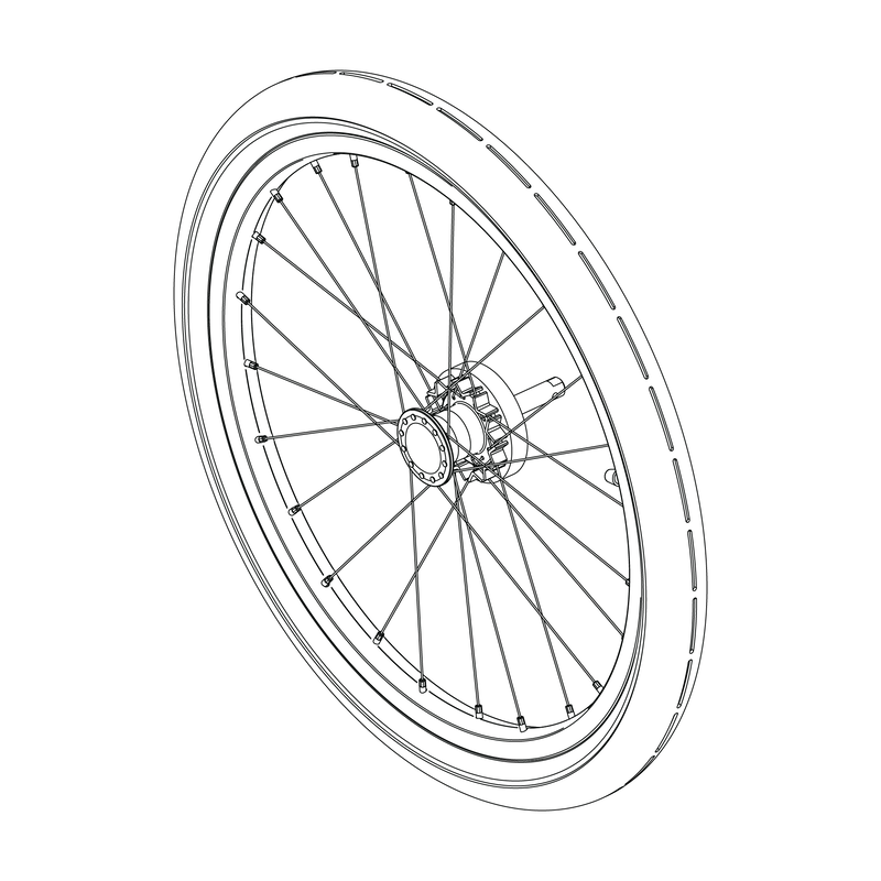 Thule - Wheel Assy 40Mm - Che Xt 17-X - 1540102422 1