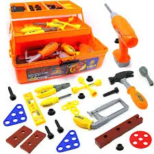 Tool Box With 38 Pcs Plan Toy 1
