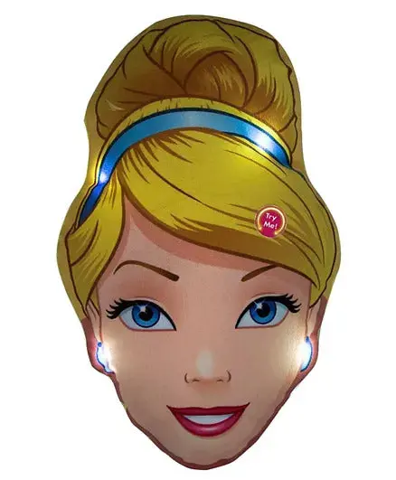 Toyworld Cinderella Head Shape Cushion With Led Lighting - Multicolor 1