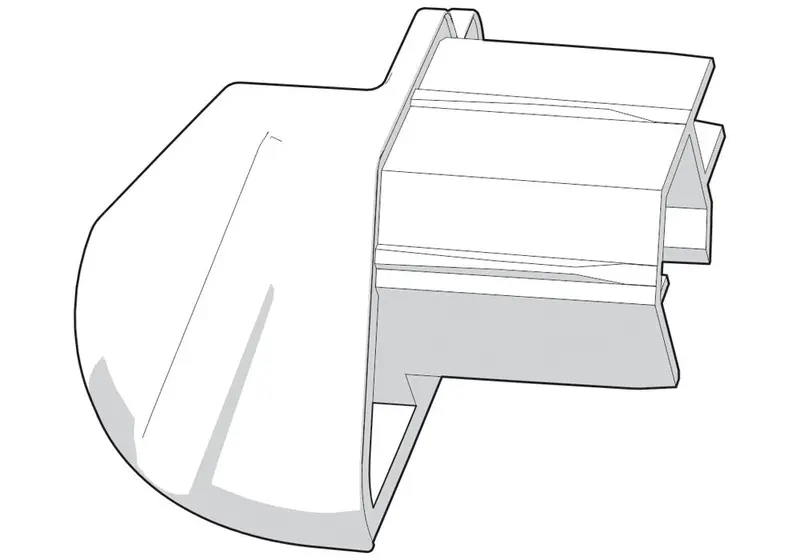 Truxedo 1118350 Corner Plug Kit - Rear - For Kits Mfg After 10/29/14 - Truxport 1