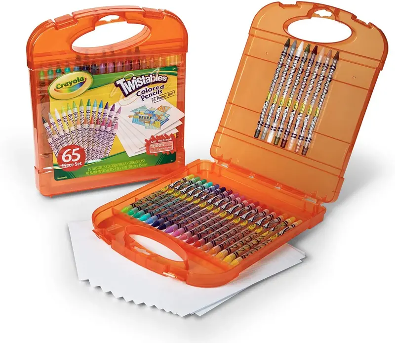 Twistables® Colored Pencils & Paper, 65 Piece Set 1