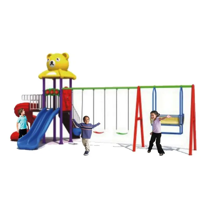 Two Slides, Three Swings And Big Swing Playground 1