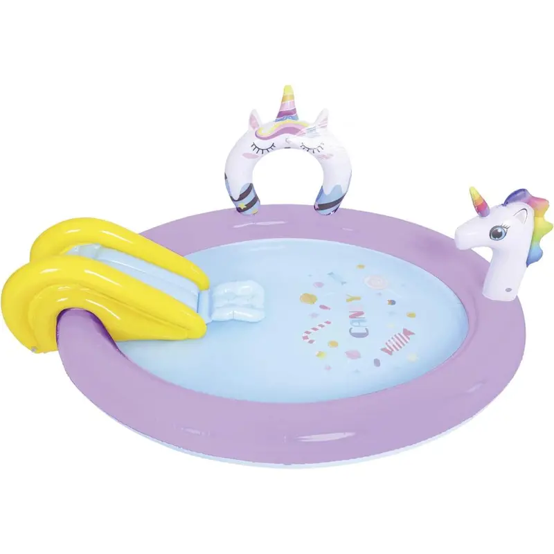 Unicorn Children's Water Play Pool Inflatable Swimming Pool With Water Slide 1