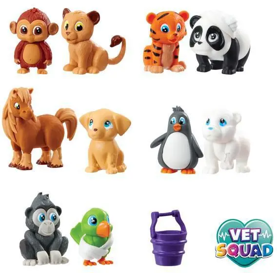 Vet Squad - Animals -Pack Of 3 - Baby Lion & Baby Monkey - Suitable For 4 Years And Above 2