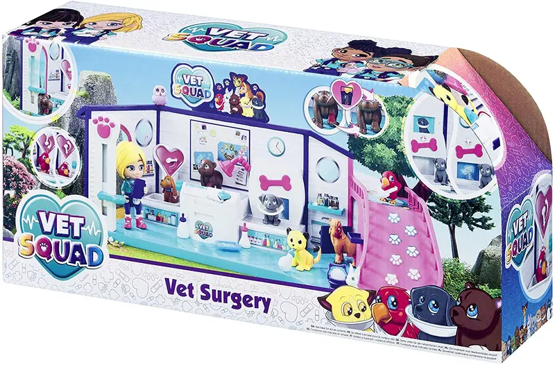 Vet Squad - Vet Surgery Playset With 4 Pets And Accessories - Suitable For 4 Years And Above 1