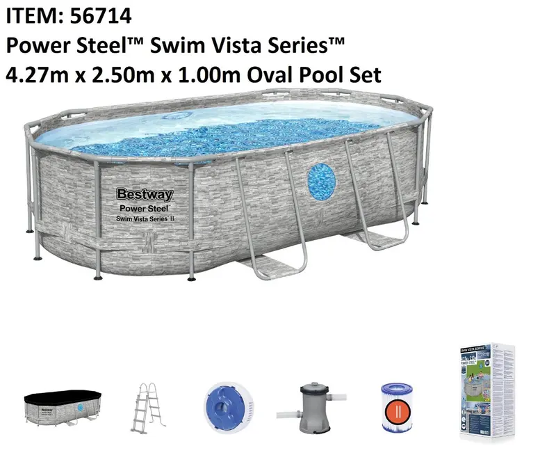 Vista Series 4.27M X 2.50M X 1 M Oval 1
