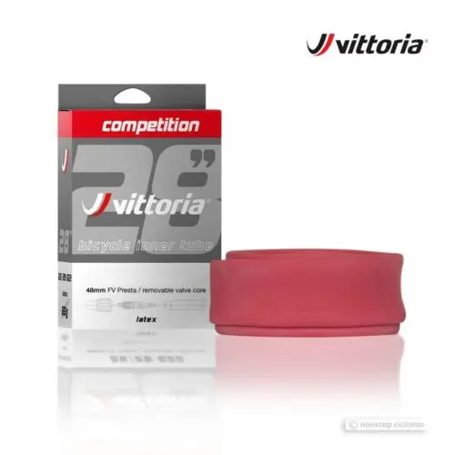 Vittoria Competition Latex Road Bicycle Inner Tube 700X19-23C Presta Valve 48Mm 1