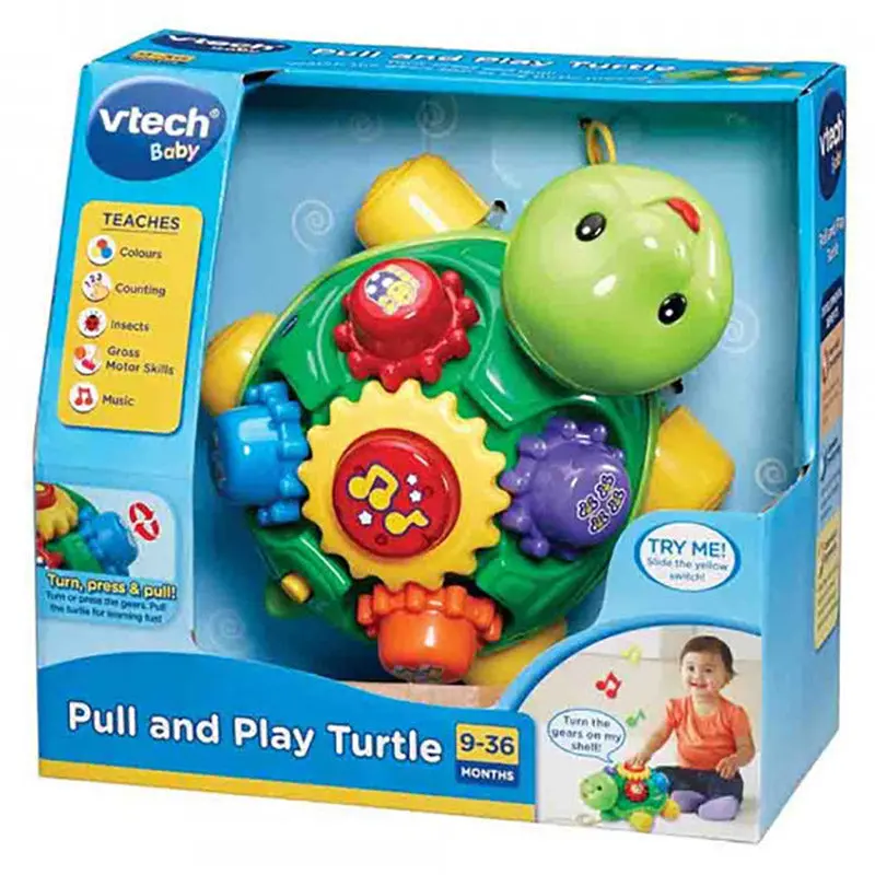 Vtech Pull And Play Turtle 1