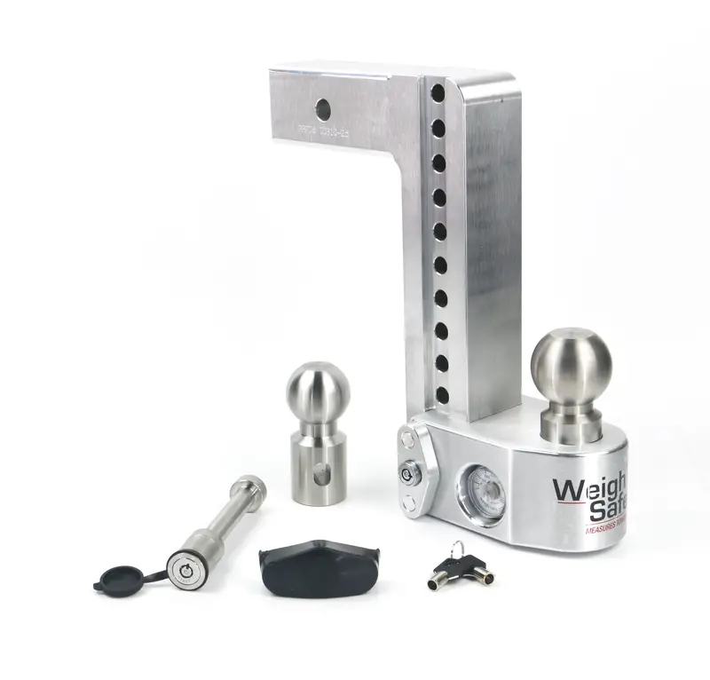 Weigh Safe - 10" Drop Hitch With 2.5" Shank Keyed Alike Ws05 Included 1