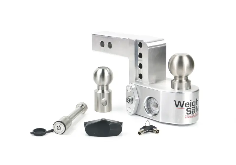 Weigh Safe - 4" Drop Hitch With 2" Shank Keyed Alike Ws05 Included 1