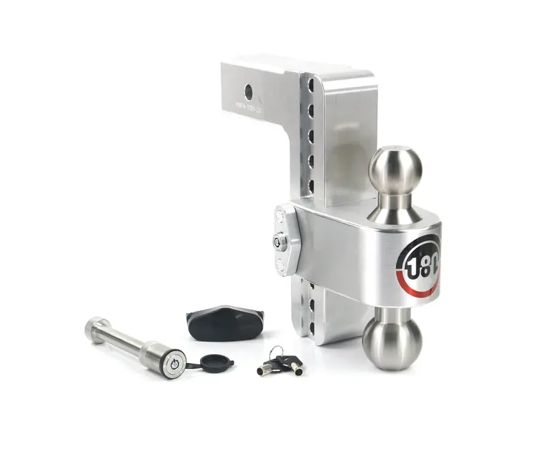 Weigh Safe - Ltb8-2.5-Ka Turnover Ball 8" Drop Hitch With 2.5" Shank; Keyed Alike; Ws05 Included 1