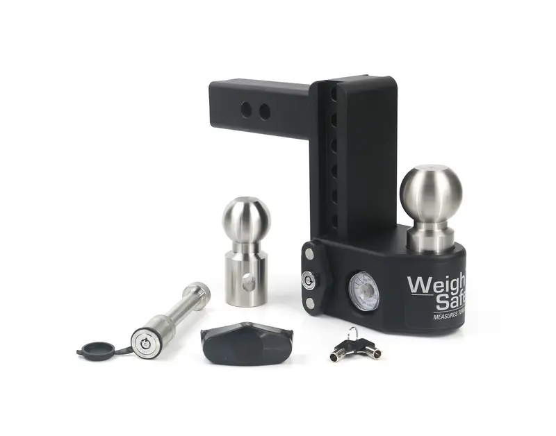Weigh Safe - Steel Weigh Safe - 6" Drop Hitch With 2" Shank Keyed Alike Ws05 Included 1