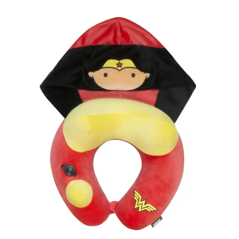 Wellitech Ridaz Inflatable Neck Cushion With Hood Wonder Woman - 29 Cm 1