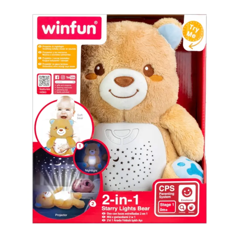 Win Fun 2-In-1 Starry Lights Bear 1