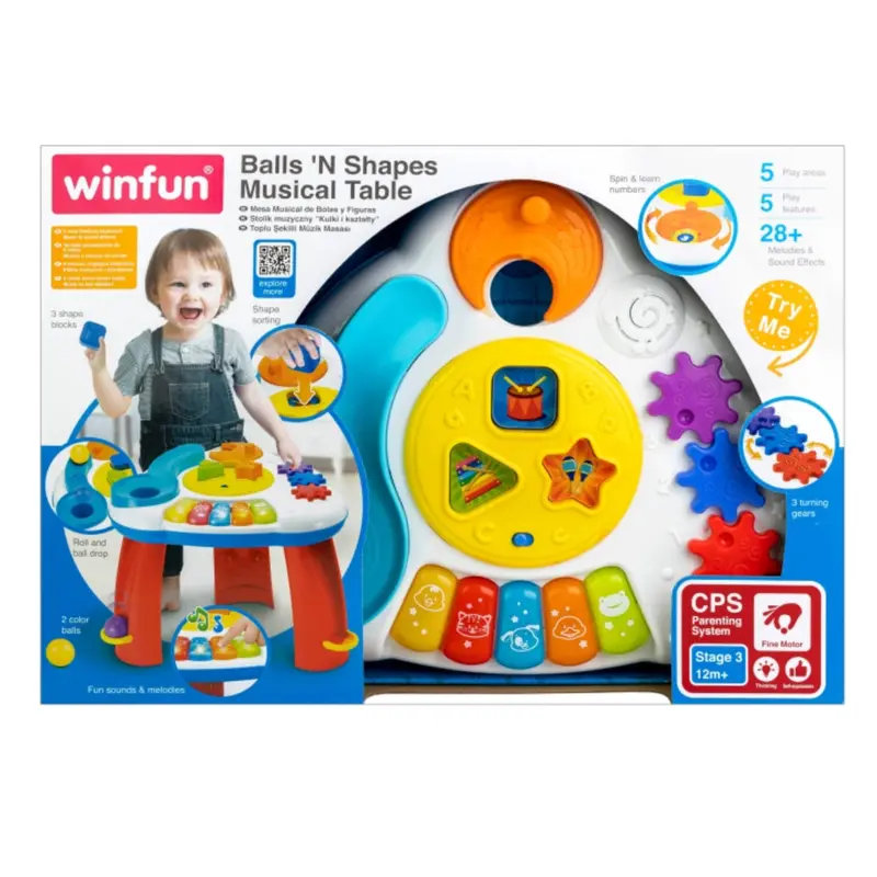 Winfun Balls 'N Shapes Musical Table 1