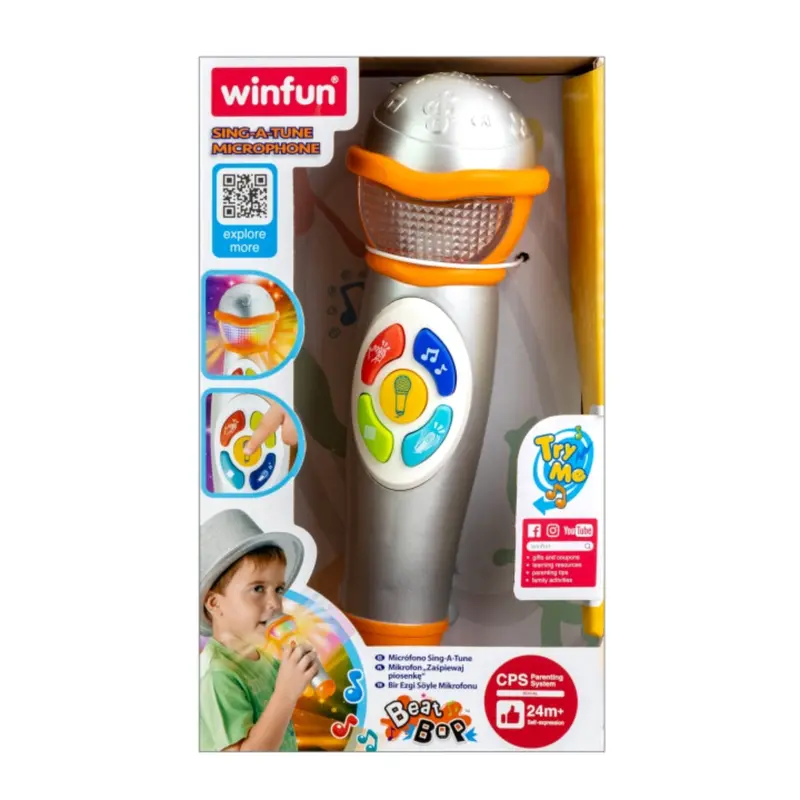Winfun Beat Bop Sing-A-Tune Microphone Musical Instrument 1
