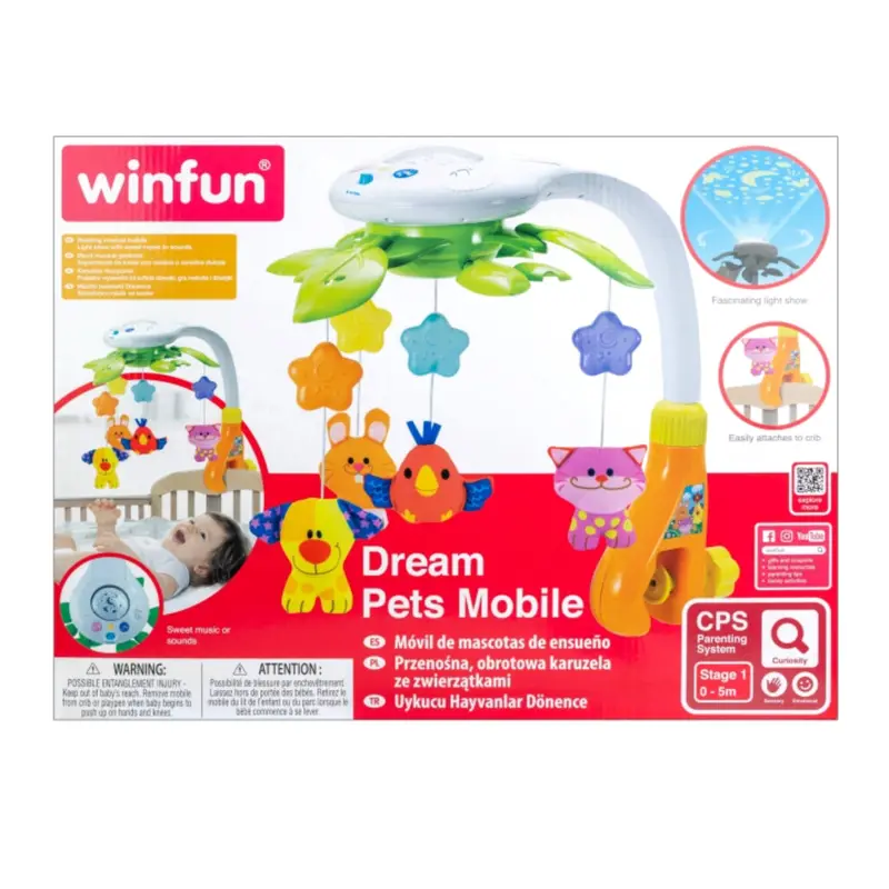 Winfun Cats N Dogs Dream Pets Mobile- Multi Color 1