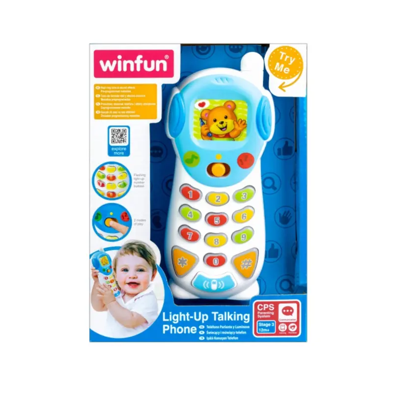 Winfun E Light Up Talking Phone Toy For Kids 1