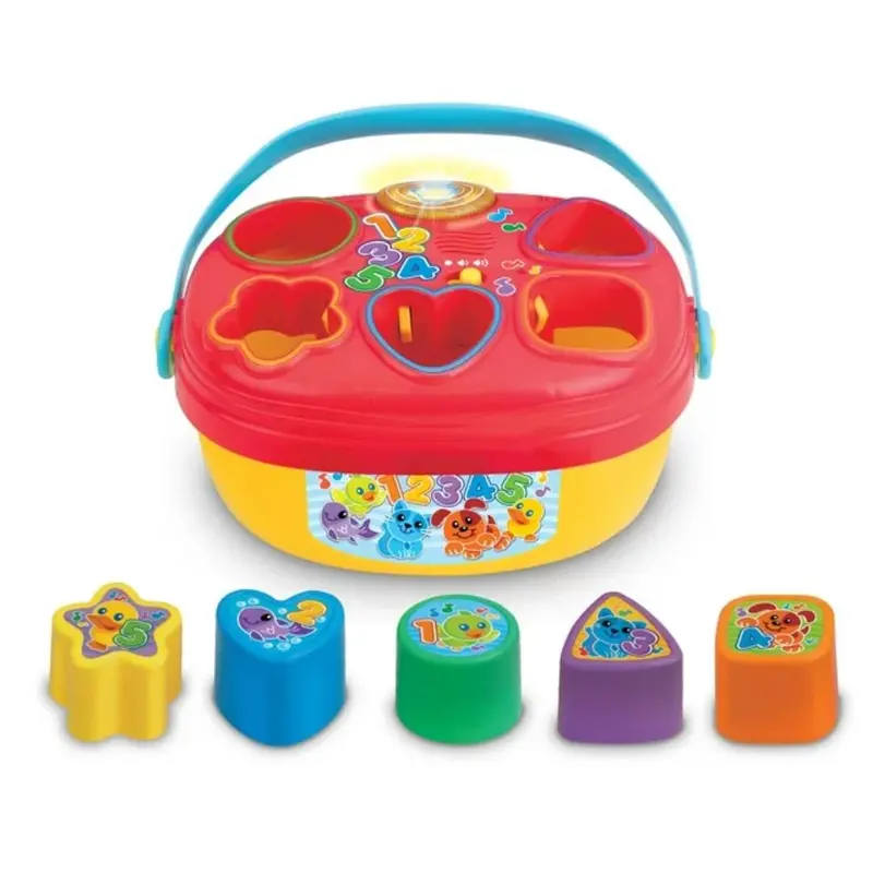 Winfun Giggle & Learn Shape Sorter - Recommended For Infants 6 Months And Up 1