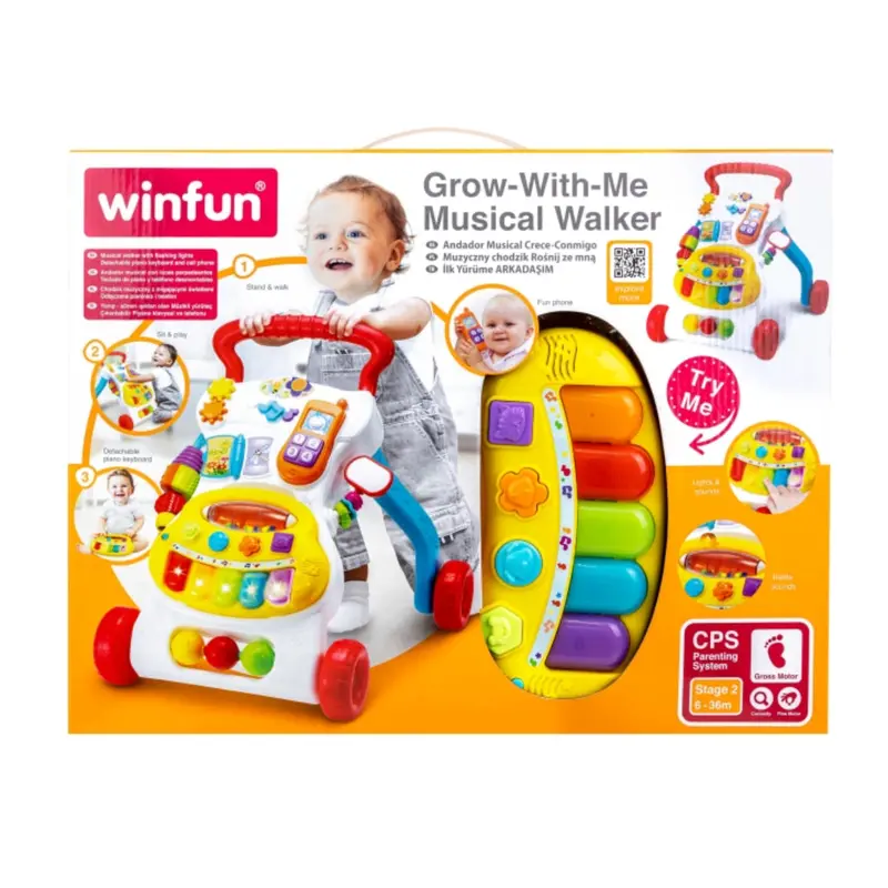 Winfun Grow With Me Walker - Ages 6 Months And Up 1