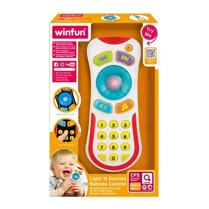 Winfun -Light N Sounds Remote Learning Toys For Kids Age 6M+ 1