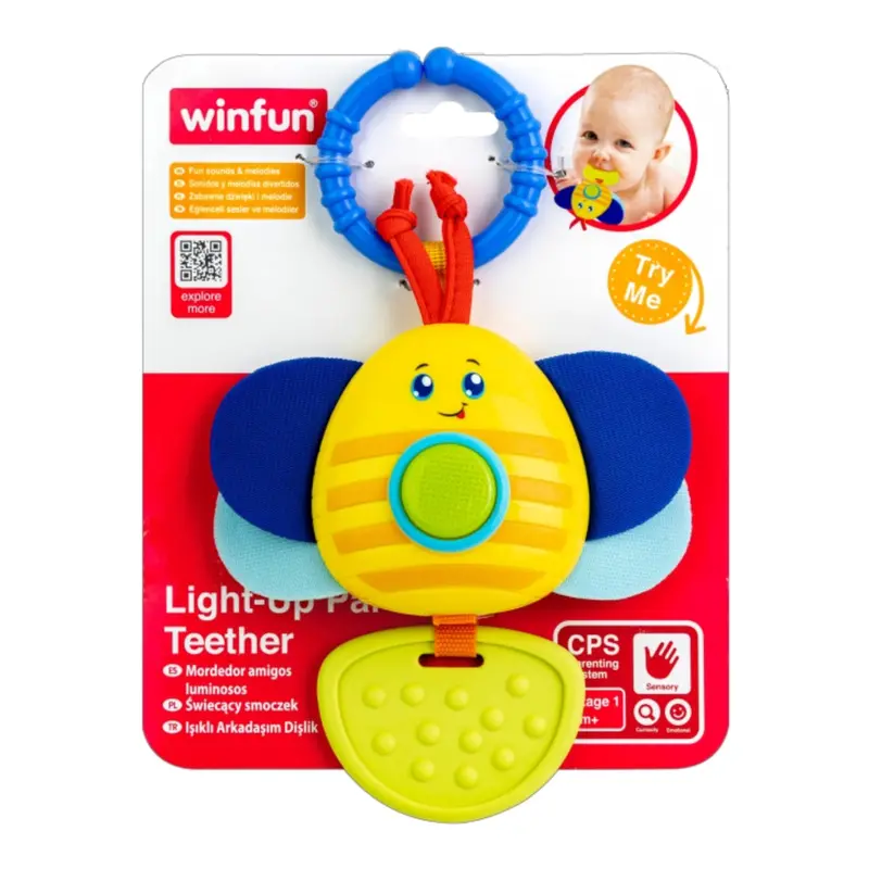 Winfun Light Up Pal Teether Bee Toy For New Born 1