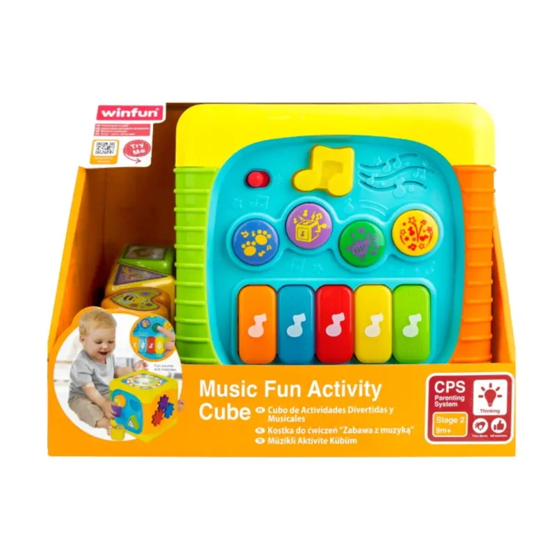 Winfun - Music Fun Activity Cube Toy For Kids 1