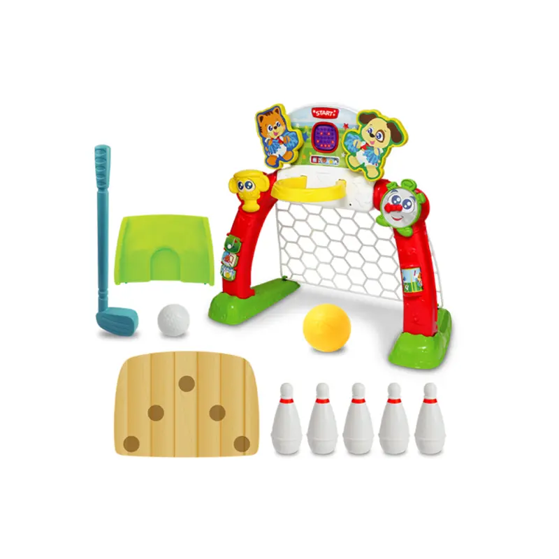 Winfun Plastic 4-In-1 Sports Center Play Set For Kids 1