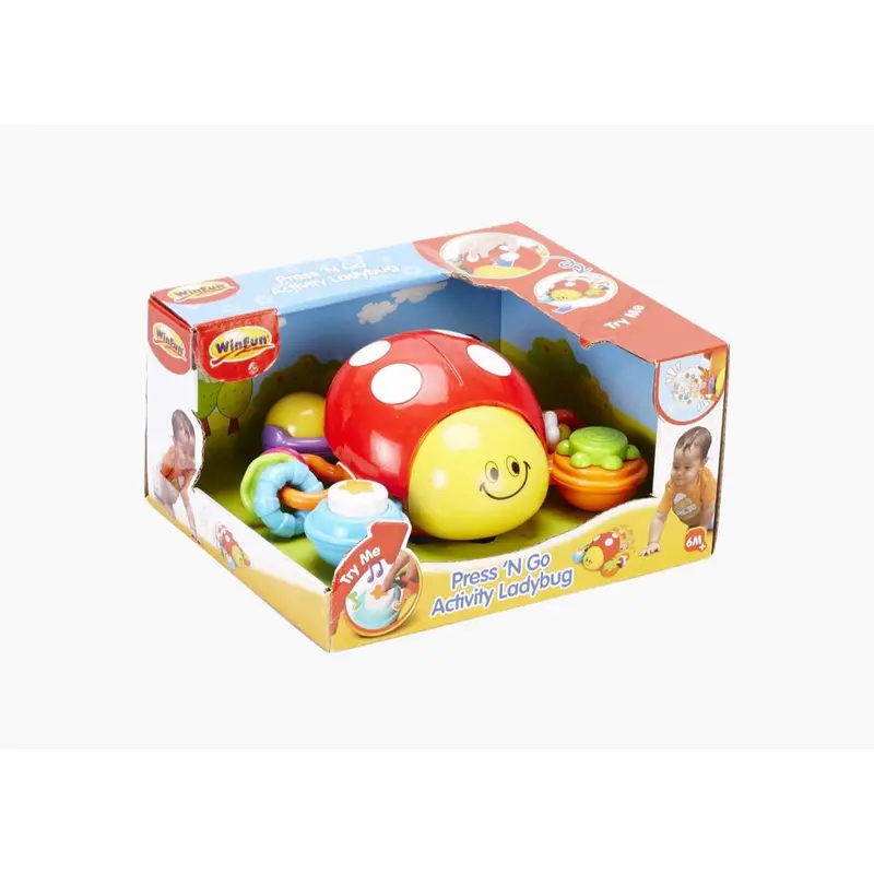 Winfun Press N Go Activity Ladybug 1
