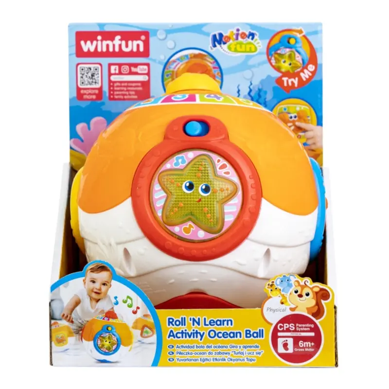 Winfun Roll And Learn Activity Ocean Ball 1