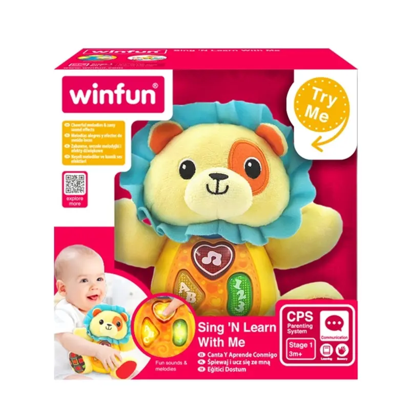 Winfun Sing & Learn -Caesar The Lion Toy For Kids 1