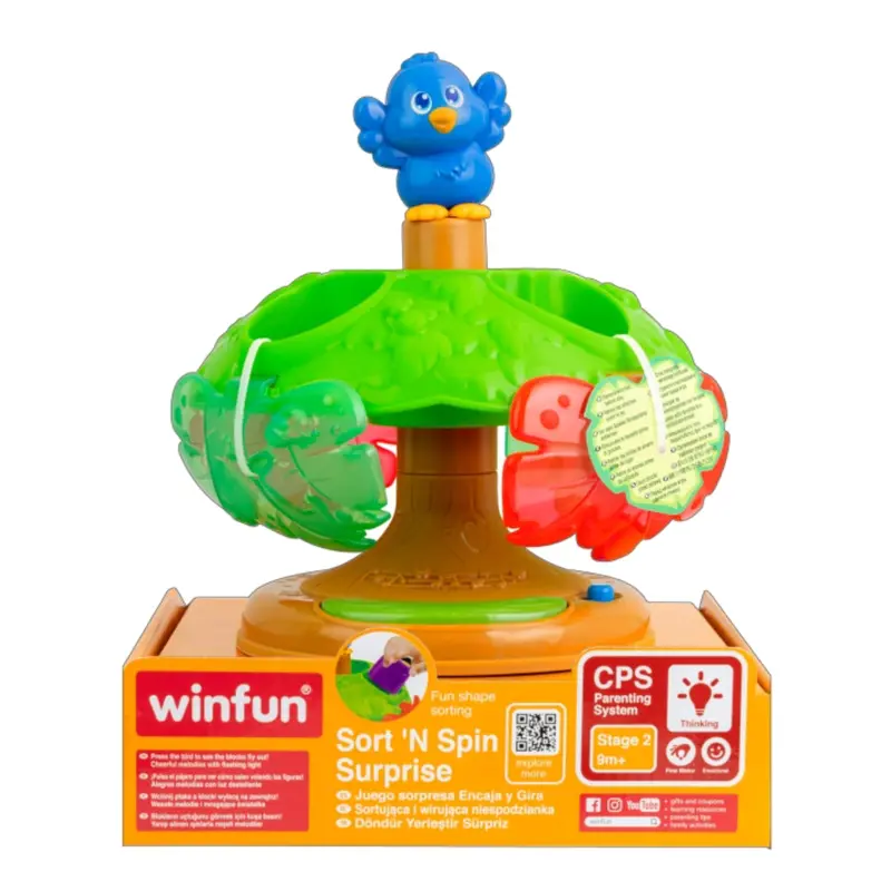 Winfun - Sort 'N Spin Surprise Bird Toy 1