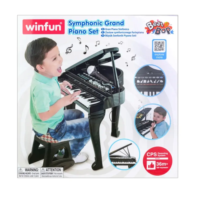 Winfun Symphonic Grand Piano: 37 Keys, Record, Playback 1