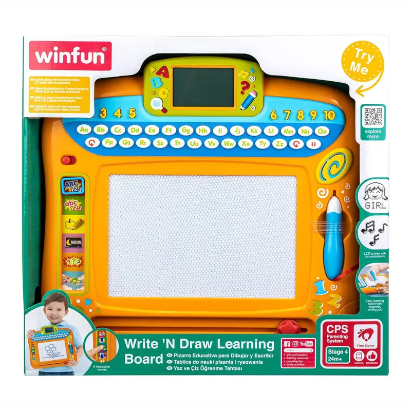 Winfun - Write Draw Learning Board Toys For Kids Age 2Y+ 1