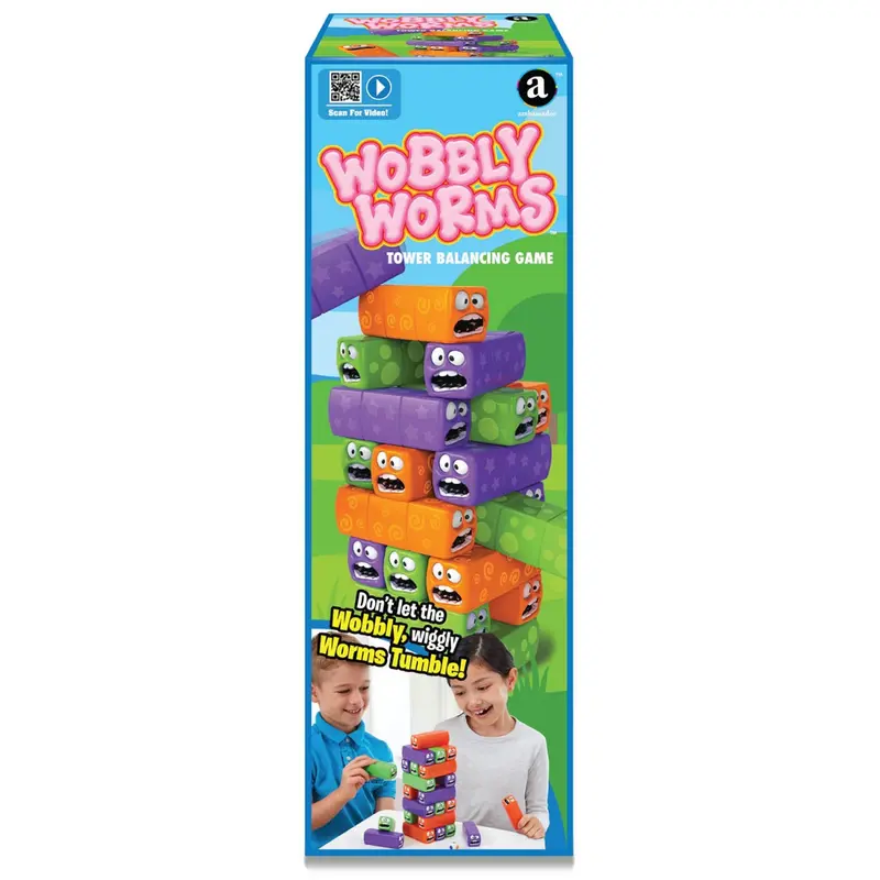 Wobbly Worms - Tower Balancing Game 1