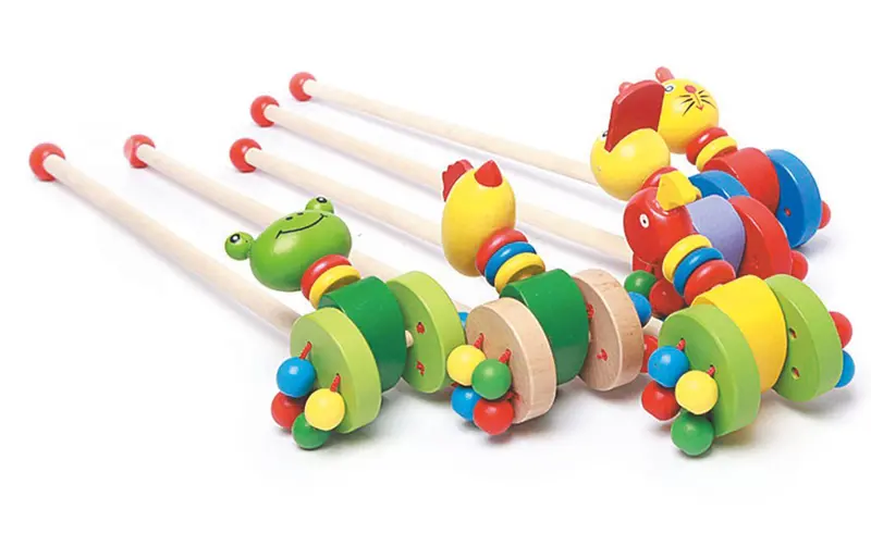 Wooden Cartoon Trolley 1