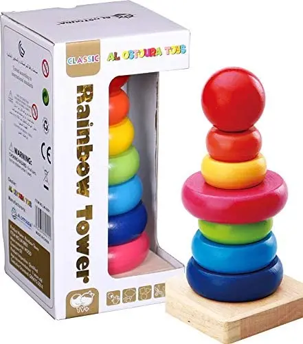 Wooden  Rainbow Tower 1