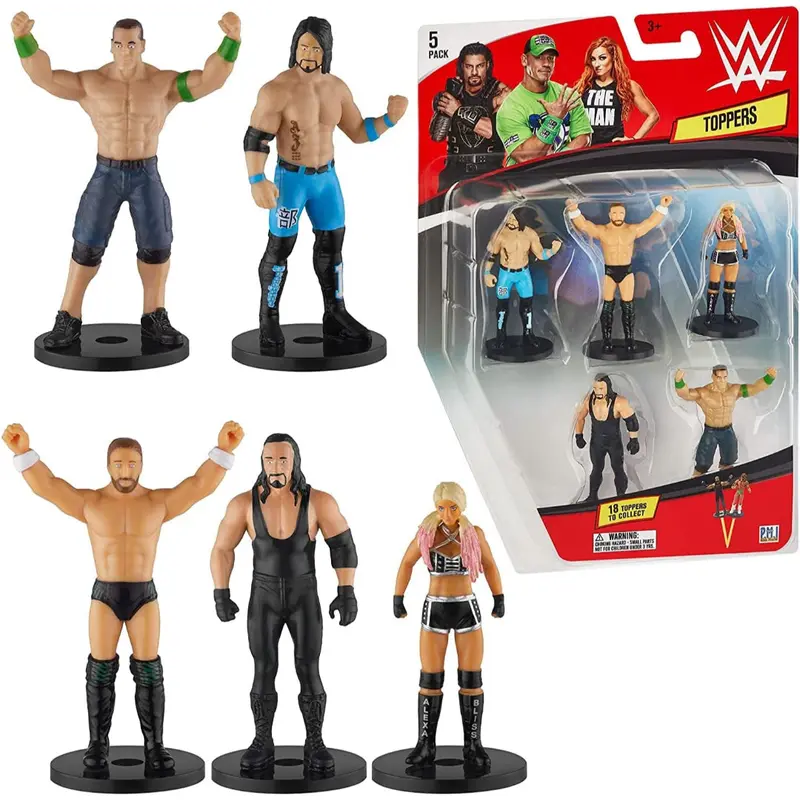 Wwe Wwe Superstar Pencil Toppers, Set Of 5 1