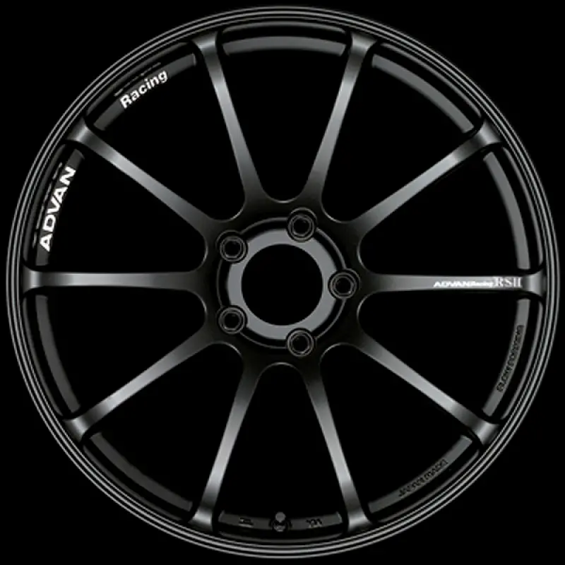 Advan Rsii Forged Alloy Wheel – 20X9", +55 Offset, 5X130 Pcd, 71.6Mm Hub Bore, Semi-Gloss Black Finish 1