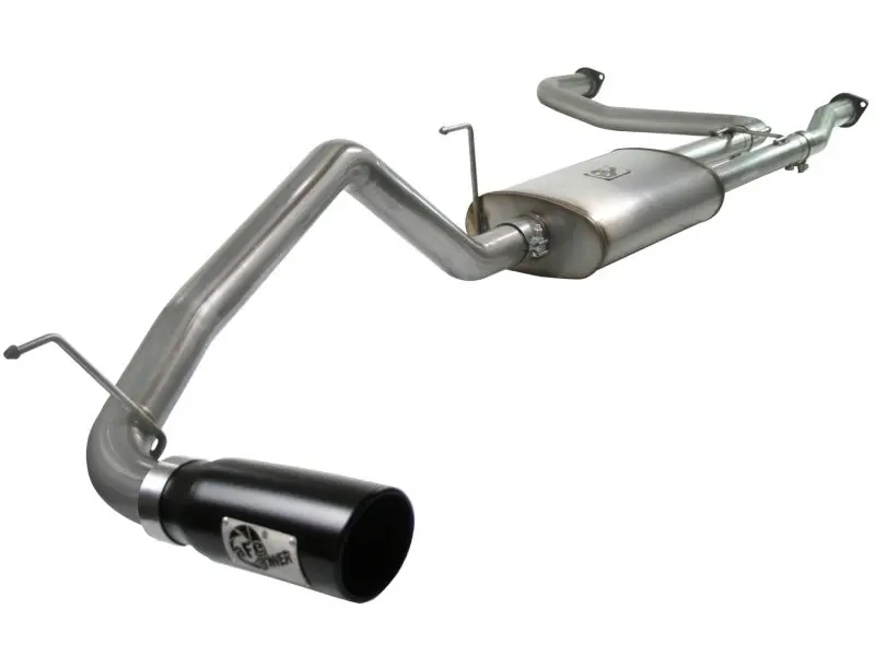 Afe Machforce Xp Cat-Back Exhaust System For 2004–2012 Nissan Titan V8 5.6L – Dual 2.5"/3" Stainless Steel, Black Tip 1