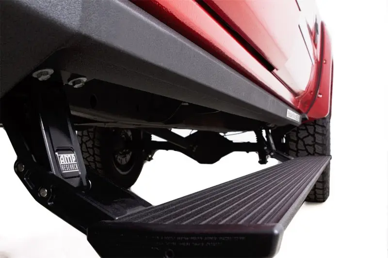Amp Research Powerstep Xl Running Board For 2014–2017 Chevrolet Silverado 1500 Crew Cab – Black 1