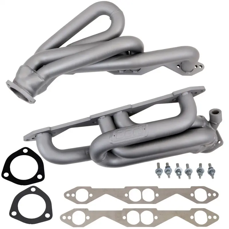 Bbk Shorty Tuned Exhaust Headers For 1996–1998 Gm Trucks & Suvs With 5.0L/5.7L Engines – 1-5/8" Titanium Ceramic Coated 1