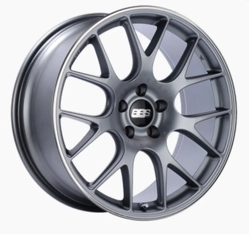 Bbs Ch-R Satin Titanium Wheel – 19X9.5 Inches, 5X112 Bolt Pattern, 45Mm Offset, Polished Rim Protector 1