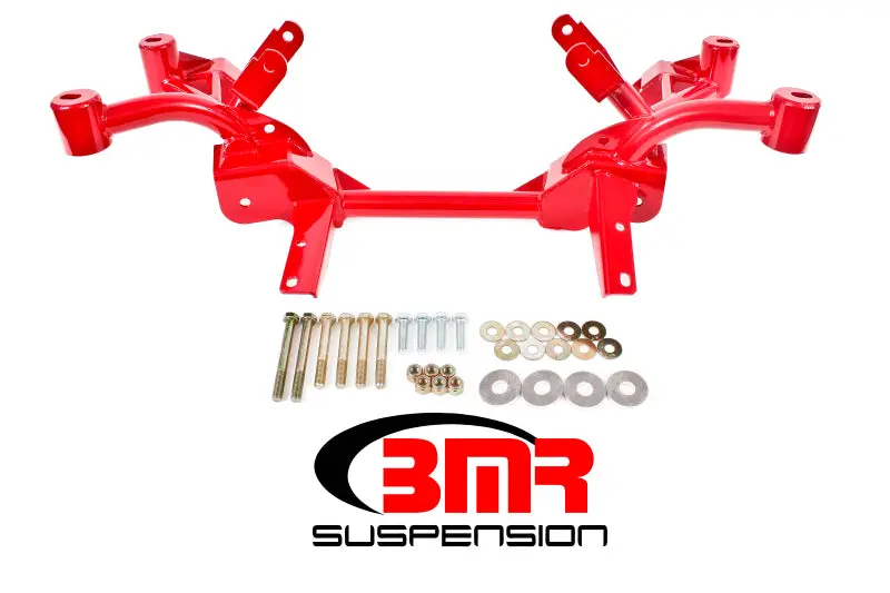 Bmr K-Member Replacement For 1982 Third-Gen F-Body – Includes Ls1 Motor Mounts And Pinto Rack Brackets – Red Powder Coat 1